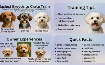 Easiest Puppy Breeds to Crate Train in the USA